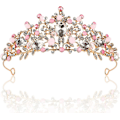Miniatyrbillede 1 af 5: Piger Prinsesse Krone Krystal Tiara DIY Håndlavet Hårtilbehør 1 stk. (H-4)