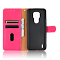 Pikkukuva 5 / 5: Hieno PU-nahkainen lompakkokotelo matkapuhelimelle Motorola Moto E7:lle Rose