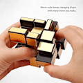 Miniatyrbilde 5 av 5: Holy Hand Cube 3x3 Speed Cube Gyllen Speil Byggeklosser Cube 3x3x3 Ulike Former Puslespill Cube Barn Voksne Leke