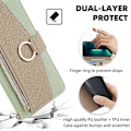 Pikkukuva 5 / 5: Samsung Galaxy A53 5G -puhelimen lompakko- ja olkalaukku, vetoketjullinen tasku Green