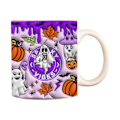 Miniatyrbilde 2 av 5: Ny skummel Halloween kaffekopp Vannkopp Halloween Gresskar C