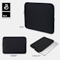 Miniatyrbillede 3 af 5: Bærbar Laptop Sleeve Beskyttende Sleeve Laptop Sleeve Vandafvisende (Farve: Blå)
