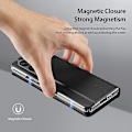 Miniatyrbilde 4 av 5: Dux Ducis Bril-serie PU + TPU mobiltelefonveske for Samsung Galaxy Z Fold5 5G Black