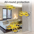 Miniatyrbillede 2 af 5: Minidrone til Børn, Gestusstyret Drone, Håndbetjente Droner med Sensor, Indendørs Drone til Børn