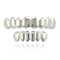 Miniatyrbillede 4 af 5: Øvre/nedre eller sæt nye Hip Hop Tandgrillz Sæt Tandgrill Smykker 1 stk Silver lower teeth