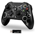 Miniatyrbillede 1 af 5: Trådløs Controller til Xbox One, Xbox Controller med 2.4GHz Trådløs Adapter, Xbox One X/Xbox One S/PS3 og PC (Sort)