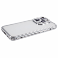 Pikkukuva 5 / 5: iPhone 13 Pro Max -kotelo, jossa strassit, pehmeä TPU-puhelinkuori Silver