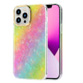 Pikkukuva 1 / 5: iPhone 13 Pro -kotelo, sähköpinnoitettu linssikehys, PC+TPU IMD -puhelinkuori Y1 Rainbow