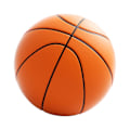Miniatyrbild 2 av 5: Spårad tyst boll inomhus barn tyst basketboll racket sportboll leksak baby svamp boll stativ Orange