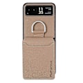Miniatyrbild 2 av 5: Litchi Texture Läder Telefonfodral För Motorola Razr Khaki