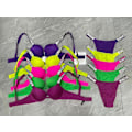 Miniatyrbilde 4 av 4: Ny Lingeri Kvinnesett Hot Drilling Sexy Push Up BH Hemmelig BH Sett 85B Rose Red