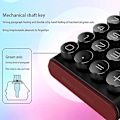 Miniatyrbillede 3 af 5: Lommeregner Bærbar 20 Taster Multifunktionel 10 Digit LCD Lommeregner Til Studerende Kontor Mekaniske Knapper, Sort