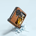 Pikkukuva 5 / 5: Abeel Oppo Find N3 Flip 5g -puhelinkotelo PU-nahkalla ja saranasuojalla Brown