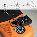 Miniatyrbillede 3 af 5: Oppustelig SUP Pumpe Adapter Kompressor Luftventil Konverter Med 4 Luftventil Dyser Blue