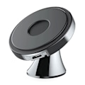 Miniatyrbillede 1 af 4: X-oduom Qi Trådløs Billader 10W - Instrumentbræt Standardlader Universal Trådløs Bilstativ Opladningspude Sort