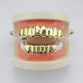Miniatyrbillede 3 af 5: Øvre/nedre eller sæt nye Hip Hop Tandgrillz Sæt Tandgrill Smykker 1 stk Gold upper teeth