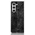 Miniatyrbild 2 av 5: Bakskydd för Samsung Galaxy Z Fold5 med krokodilstruktur Black