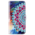 Miniatyrbilde 5 av 5: For Oppo A98 5g Etui Pu Lær+tpu Lommebok Mønster Trykt Mobiltelefon Deksel Mandala Flower