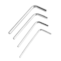 Pikkukuva 1 / 5: Allen-avaimet 1,5 mm / 2 mm / 2,5 mm / 3 mm Nikkelillä päällystetyt ruuviavaimet kuusiokololla