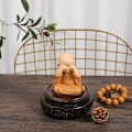 Miniatyrbillede 3 af 5: Lille Munk Figur Mini Munk Statue Sød Buddha Munk Statue Munk Figurer Religion Harpiks Håndværk Skrivebord Miniaturer Dekoration   Fingerfærdighedsspil A