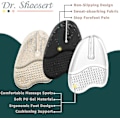 Miniatyrbild 3 av 5: 3 par metatarsal dynor för flip-flops, gel metatarsal dynor för flip-flops tofflor sandaler, framfot P Transparent