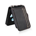 Miniatyrbillede 5 af 5: Crossbody-etui i læder til Samsung Galaxy Z Flip5 med kortspor Black