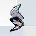 Miniatyrbild 5 av 5: Mobiltelefonskal för Samsung Galaxy Z Flip5 Abeel 3 i 1 Glitter Series Pu Black