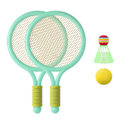 Pikkukuva 1 / 5: Badminton-maila, liukumaton, urheilullinen voimaharjoittelu, lasten badminton-maila, vanhemman ja lapsen peli ulkotiloihin Green