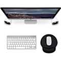 Miniatyrbild 3 av 5: Musmatta med handledsstöd, ergonomisk musmatta med handledsstöd, bekväm datormusmatta för bärbar dator, smärtlindrande musmatta E
