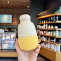 Miniatyrbillede 2 af 2: 250ml Mini Kawaii Termos i Rustfrit Stål til Skole, Kontor, Termiske Kopper til Kvinder, Gave Yellow