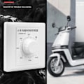 Miniatyrbilde 2 av 4: AC 220V Tidtakerbryter Kontrollpumpe Mekanisk Nedtelling Kontrollbryter White