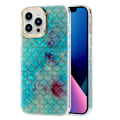 Pikkukuva 1 / 5: iPhone 13 Pro -kotelo, sähköpinnoitettu linssikehys, PC+TPU IMD -puhelinkuori Y6 Blue Scale