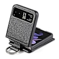 Miniatyrbild 3 av 5: Litchi Texture Läder Telefonfodral För Motorola Razr Black