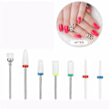 Miniatyrbillede 3 af 4: Negleboremaskiner Keramisk Hoved Neglebåndspolering Manicure
