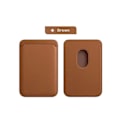 Miniatyrbillede 1 af 5: Jaster MagSafe Wallet Læder Kompatibel Til Iphone 14 13 12 11 Pro Max Xr Xs Max 7 8 Plus RFID Kort Holder Med MagSafe Magnet Brown