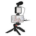 Miniatyrbillede 1 af 3: Smartphone Vlog Kit Mini LED Videolys