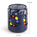 Miniatyrbillede 2 af 3: Magiske dåser regnbue cirkel spinner terning fidget puslespil legetøj stress relief hænder legetøj