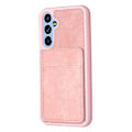 Miniatyrbillede 2 af 5: Til Samsung Galaxy A14 4g/5g Bf28 Frost-materet Kortpung Mobiltelefon Cover Med Holder Pink