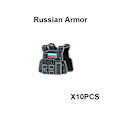 Miniatyrbild 1 av 5: Militära byggklossar Soldatfigurer Gåvor Leksaker Vapen Gevär Special Force SWAT Arméväst Hjälm Explosionssäkra kläder MOC   Fingerfärdighetsspel NO.9--10PCS
