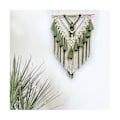 Miniatyrbillede 3 af 5: Håndvævet farverig makrame vægophæng ornament boho håndværk dekoration smuk gobelin til stue