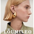 Miniatyrbillede 3 af 5: Ekstra store Bottega øreringe dupes hypoallergeniske chunky guld hoop øreringe lette vanddråbe øreringe trendy guld vanddråbe øreringe til kvinder Silver40x25mm
