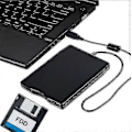 Pikkukuva 3 / 4: Usb-levyasema, Ulkoinen Usb-levyasema 1.44 Mt Ohut