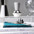 Miniatyrbild 3 av 5: Thousand Sunny Vätskeflytande Driftsflaska Kreativ Skepp Havs Sandtimer Vardagsrumsdekoration One Piece Flytande Båt Födelsedagspresent Titanic