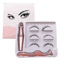 Pikkukuva 1 / 5: Vedenpitävä magneettinen eyeliner ripsillä ja pinseteillä, 3 parin setti, pitkät ripset 1 set