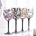 Miniatyrbilde 2 av 5: Fire Sesonger Trær Vinglass Goblet Kreativ Trykt Glasskopp For Vin Øl A