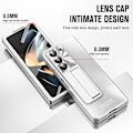 Miniatyrbild 3 av 5: Skyddande Fodral för Samsung Galaxy Z Fold5 5g med Integrerad Ag Matt Yta och Pennfack Silver