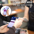 Miniatyrbillede 3 af 5: Læder Shockproof Mobiltelefon Cover til Samsung Galaxy Z Flip5 med Ringholder Black