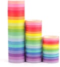 60 rullar Washi Tape Set, Dekorativ Maskeringstejp