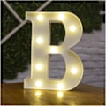 Miniatyrbillede 1 af 5: Alphabetbogstav LED Lys Lys Beskæftigelse Nummer Klump Ornament Batteri Natlys Fest Soveværelse Ægteskab Fødselsdag Jul dekorativt nummer B