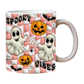 Miniatyrbilde 2 av 5: Nytt skummelt Halloween-kaffekrus vannkrus Halloween-gresskar E